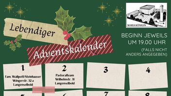 Lebendiger Adventskalender 2025