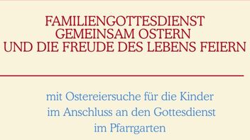 Familiengottesdienst Ostermontag 2026
